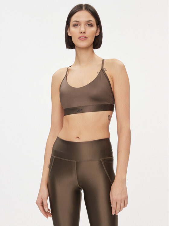Reebok Športová podprsenka Holiday Lux IL4590 Zelená