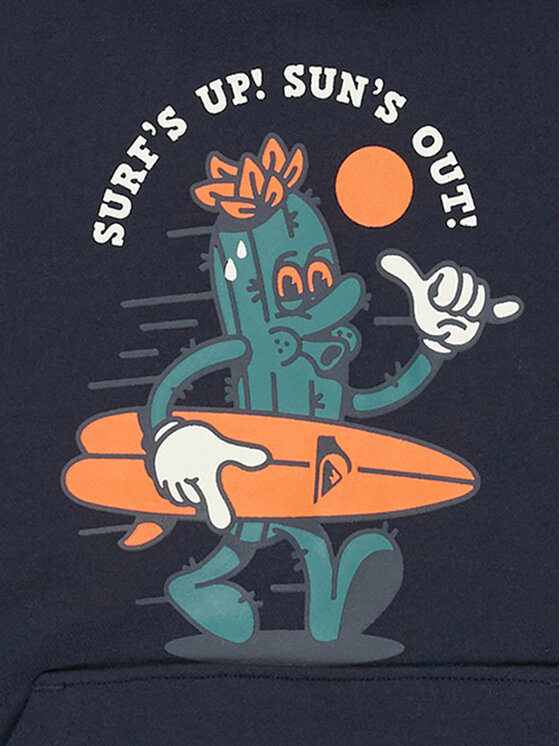 Quiksilver Quiksilver Pulóver Graphics EQKFT03406 Sötétkék Regular Fit