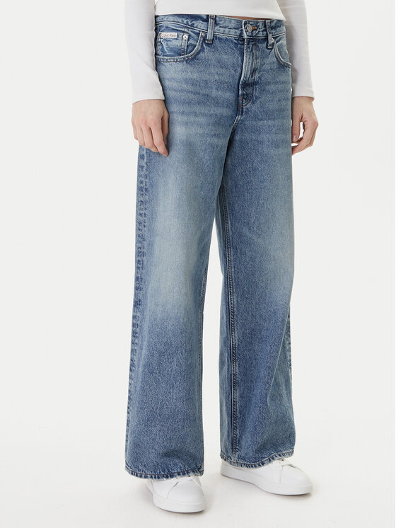 Calvin Klein Jeans Blugi LV047F473G Albastru Baggy Fit