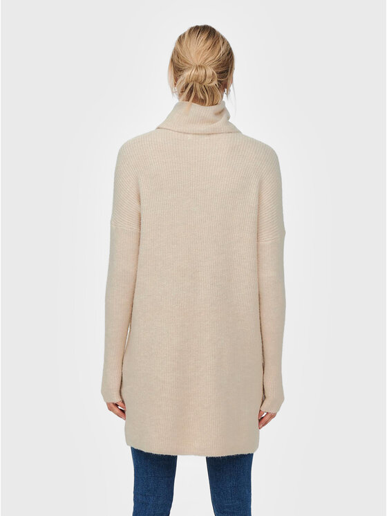 ONLY ONLY Плетена рокля Jana 15140166 Бежов Regular Fit
