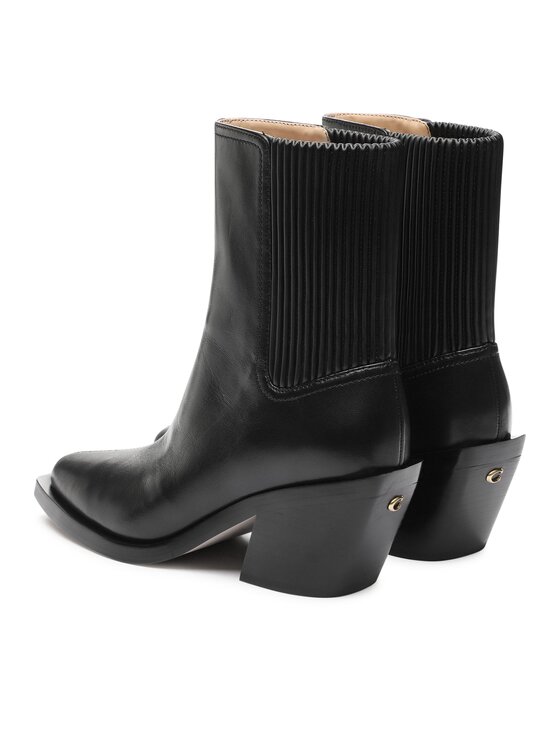 Coach Coach Botki Prestyn Lth Bootie CN136 Czarny