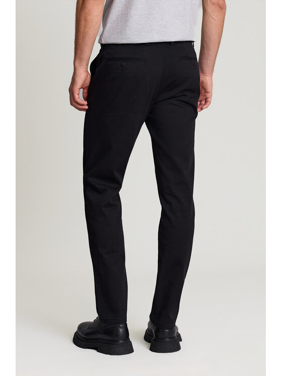 Próchnik Próchnik Chinosy PM2 SP082223000008 Czarny Regular Fit