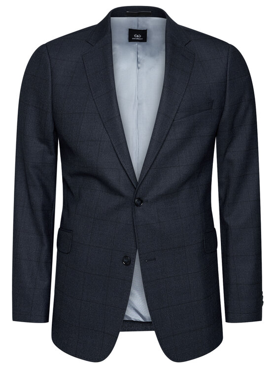 Strellson Strellson Oblek 11 Aron-Maser 30023517 Tmavomodrá Slim Fit