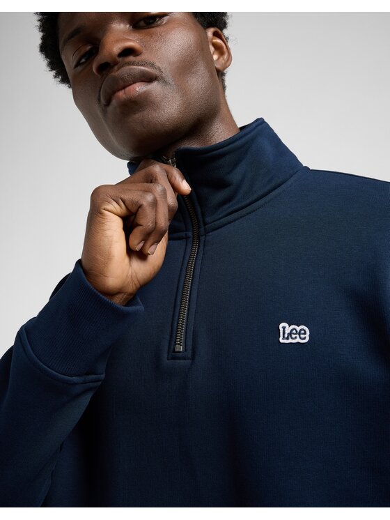 Lee Lee Felpa Half Zip Sws Blu scuro Regular Fit