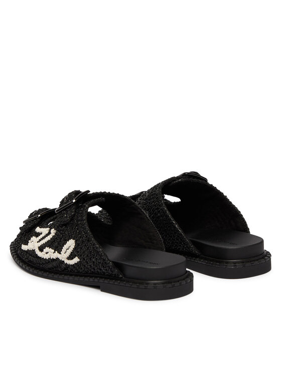 KARL LAGERFELD KARL LAGERFELD Klapki Kleo KL81326 Czarny