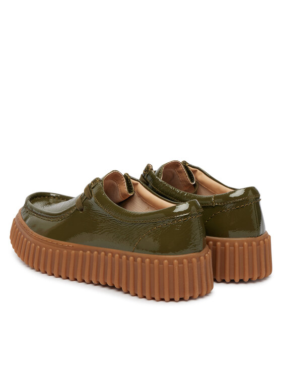 Clarks Clarks Półbuty Torhill Bee 26186668 Zielony