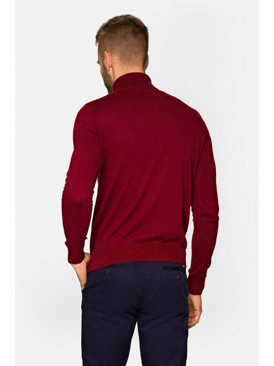 Lancerto Lancerto Golf Alonzo Bordowy Regular Fit