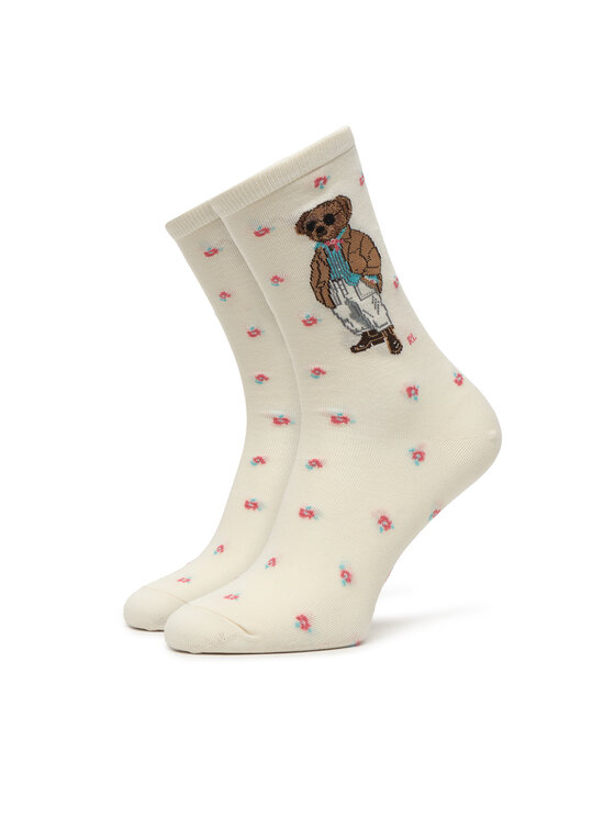 Polo Ralph Lauren Polo Ralph Lauren Lange Socken 455P10258001 Écru