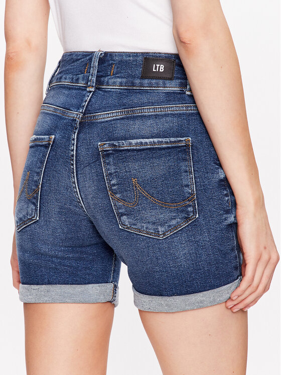 LTB LTB Džinsiniai šortai Becky X 60645 15094 Mėlyna Slim Fit