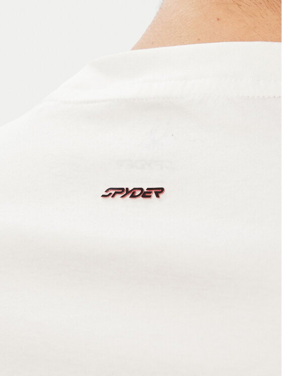 Spyder Spyder Majica W126-SPMTS-1008-01X Bela Regular Fit