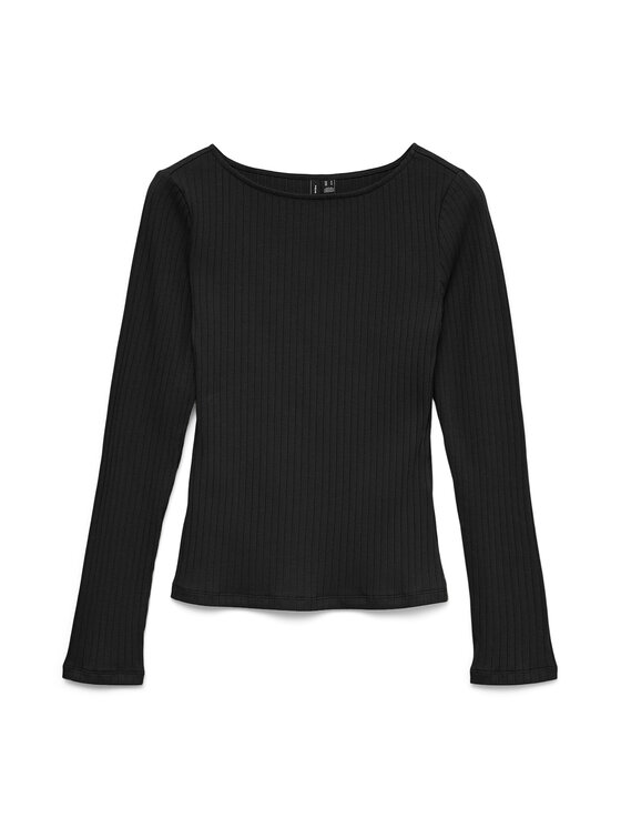 Vero Moda Vero Moda Bluzka Ruby 10343005 Czarny Regular Fit