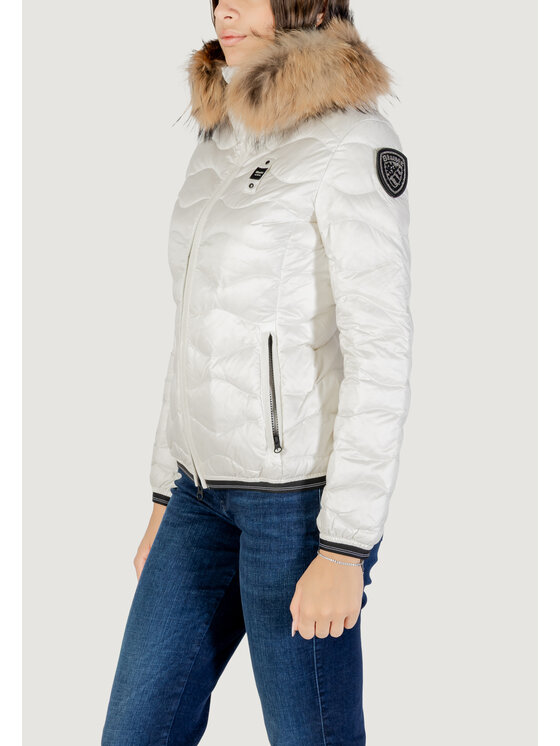 Blauer Blauer Μπουφάν χειμωνιάτικο ALDIE Λευκό Chino Fit