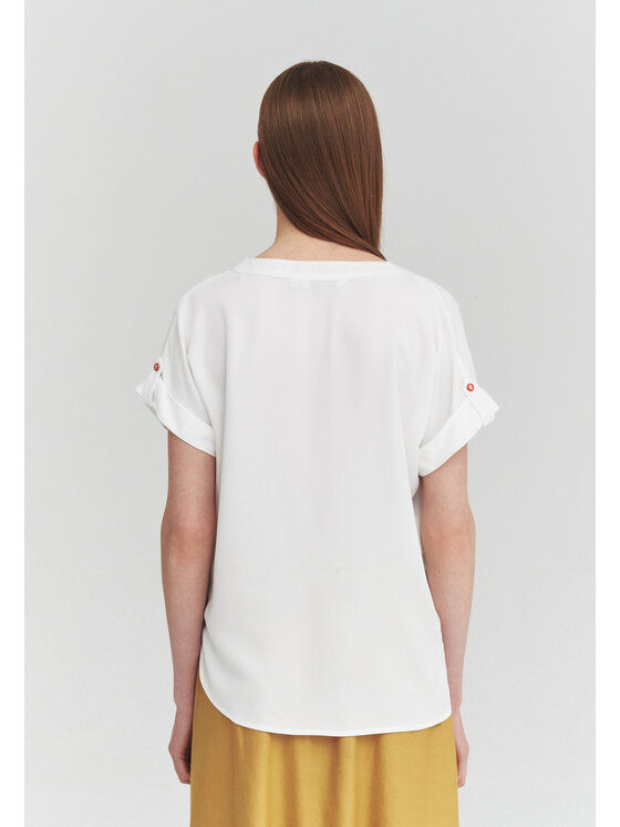 TATUUM TATUUM Blúzka ALEA 3 Biela Loose Fit