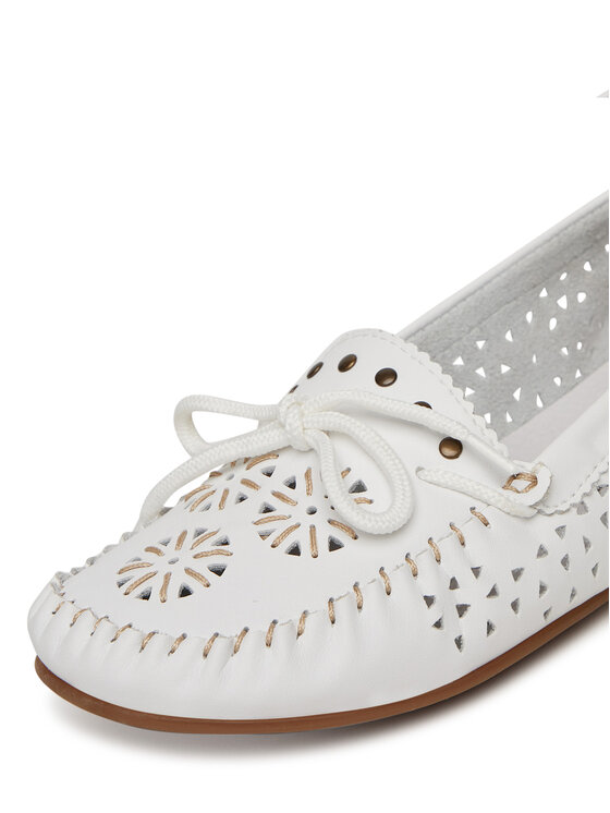 Rieker Rieker Mocassini L6396-80 Bianco
