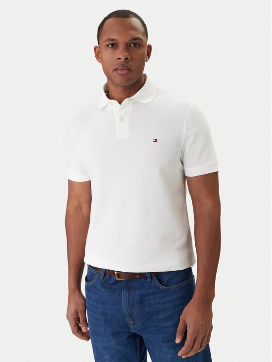 Tommy Hilfiger Tommy Hilfiger Polokošile 1985 MW0MW17770 Bílá Regular Fit