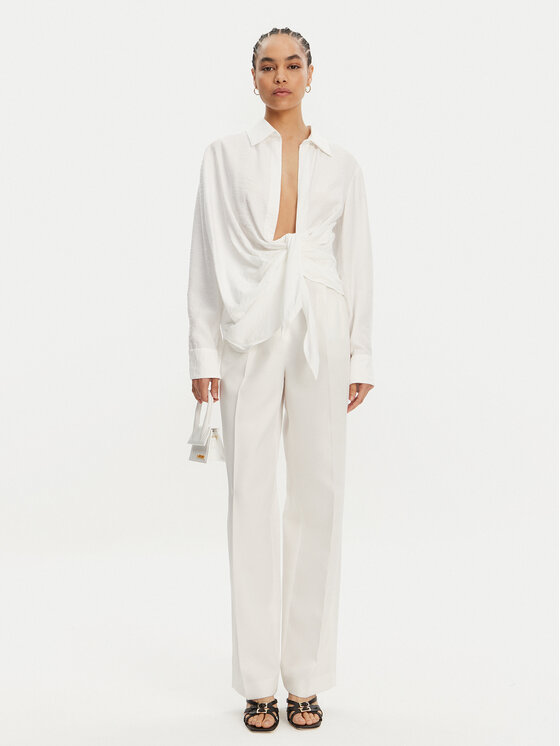 JACQUEMUS JACQUEMUS Košile 213SH002-1020 Bílá Regular Fit