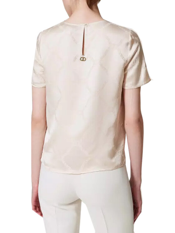 TWINSET TWINSET Τσόκερ 251tp2012-11748 Λευκό Regular Fit