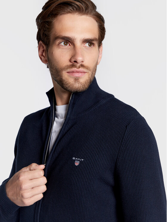 Gant Pull 8030142 Bleu marine Slim Fit