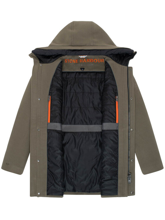 Stone Harbour Stone Harbour Kurtka zimowa Fenroos Brązowy Regular Fit