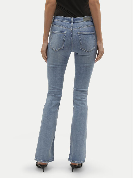 Vero Moda Vero Moda Jeansy Flash 10302479 Niebieski Flared Fit