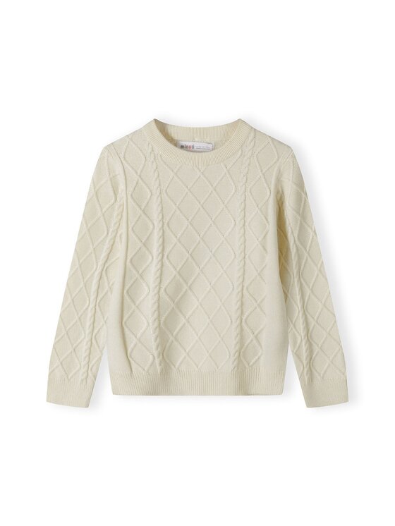 minoti minoti Sweter 27KNIT48 Écru Regular Fit