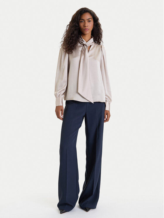Vero Moda Vero Moda Bluzka Nini 10336252 Beżowy Standard Fit