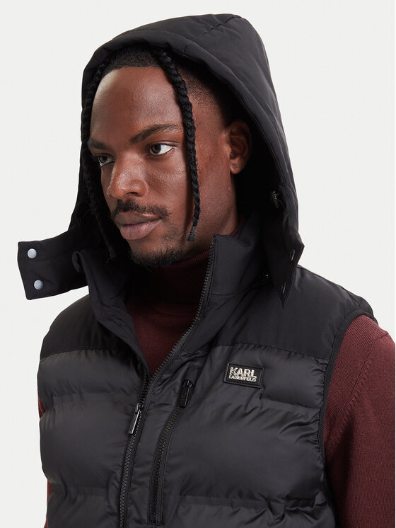 KARL LAGERFELD KARL LAGERFELD Kamizelka 505023 564596 Czarny Regular Fit