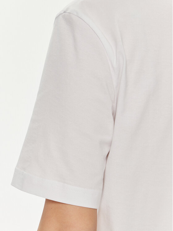 Lacoste Lacoste Tričko TF7300 Biela Regular Fit