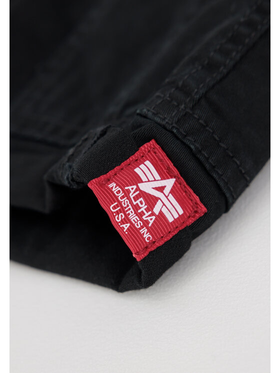 Alpha Industries Alpha Industries Szorty Crew Short Kids Czarny Regular Fit