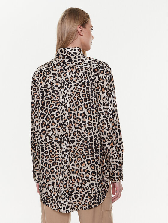 HUGO Hugo Hemd The Boyfriend Shirt 50484436 Bunt Oversize