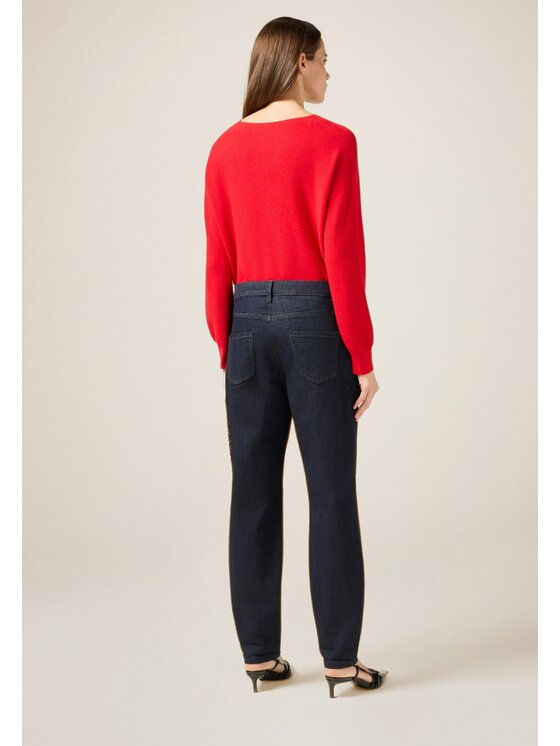 Oltre Oltre Jeans P442R008799N034 Blu Regular Fit