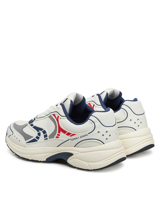 Tommy Jeans Tommy Jeans Sneakersy Archive'25 EM0EM01569 Biały