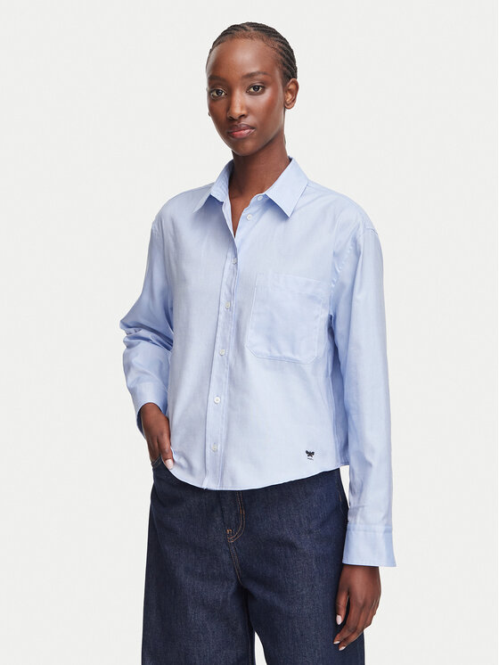 Weekend Max Mara Weekend Max Mara Сорочка Nuoro 2625116091 Світло-синій Regular Fit