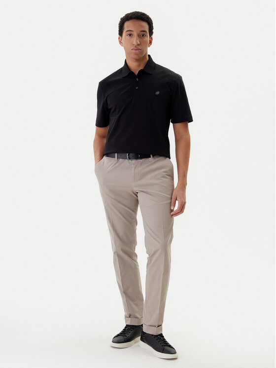 BOSS BOSS Pólóing Parris 50555829 Fekete Regular Fit