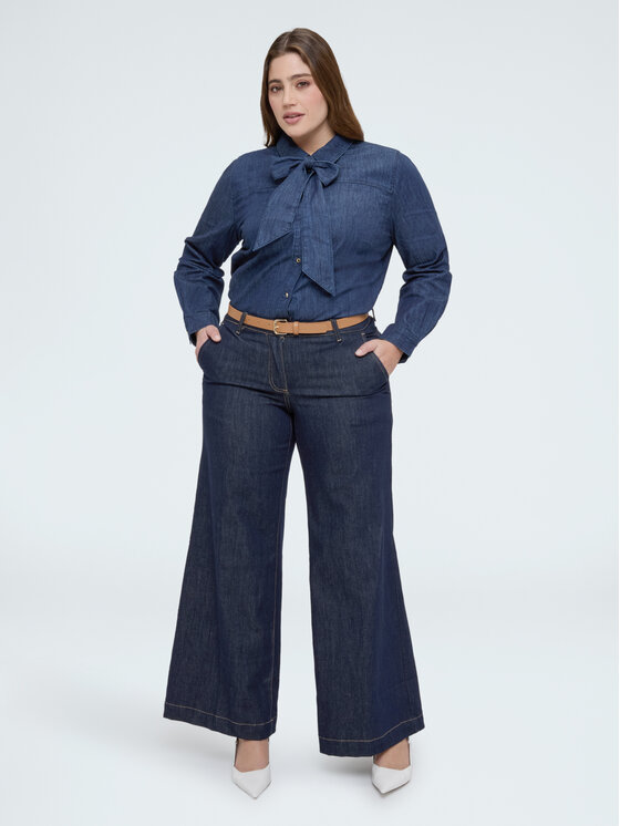 Fiorella Rubino Fiorella Rubino Camicia 5401T001416N034 Blu Regular Fit
