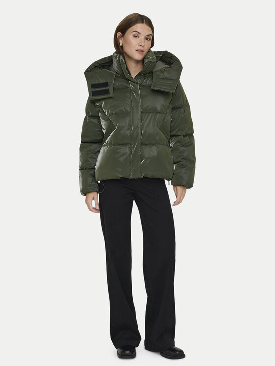 ONLY ONLY Zimska jakna Bergen 15351969 Zelena Oversize