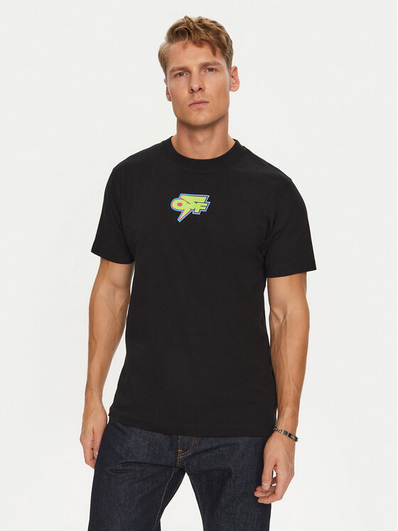 Off-White Męski T-Shirt, rozmiar XS, Czarny, OMAA027F22JER0071070