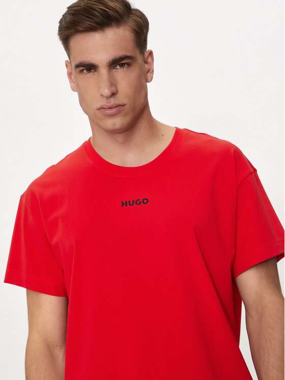 HUGO Hugo T-särk Linked 50518646 Punane Relaxed Fit