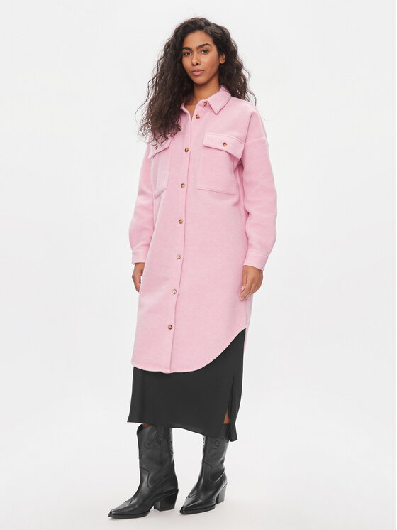 Noisy May Noisy May Преходно палто Jonas 27018922 Розов Relaxed Fit