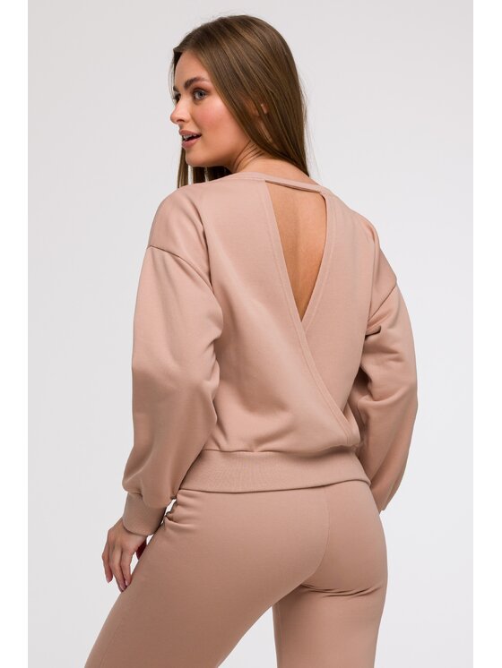 BeWear BeWear Bluza B293 Brązowy Comfortable Fit