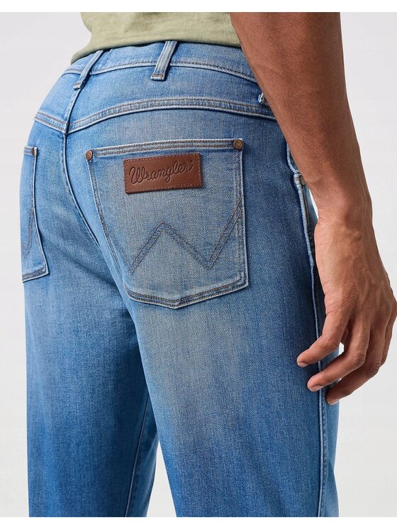 Wrangler Wrangler Jeansy Larston Niebieski Slim Fit
