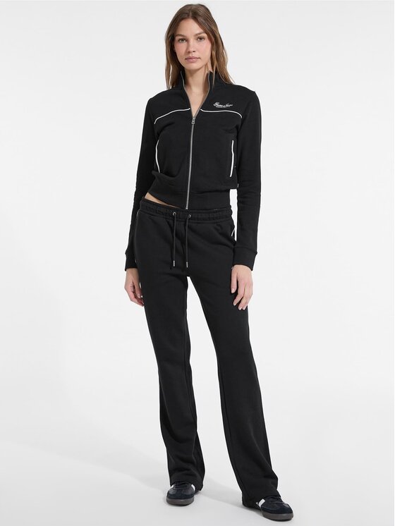 Guess Jeans Guess Jeans Παντελόνι υφασμάτινο 176211 Μαύρο Slim Fit