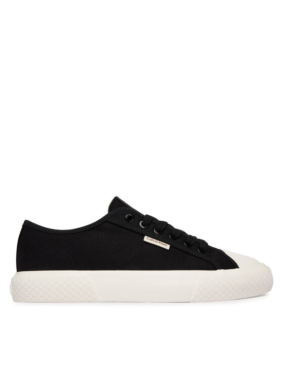 Calvin Klein Teniși Vulc Low Lace Up Canvas HW0HW02975 Negru