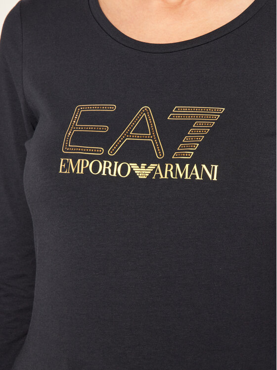 EA7 Emporio Armani EA7 Emporio Armani Bluză 6HTT02 TJ2HZ 1543 Bleumarin Regular Fit