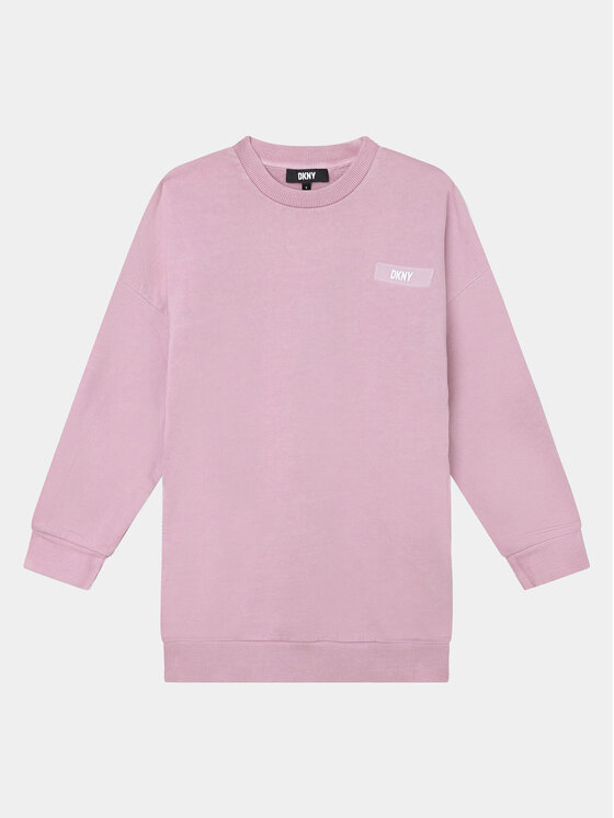 DKNY DKNY Kötött ruha D32887 D Rózsaszín Regular Fit