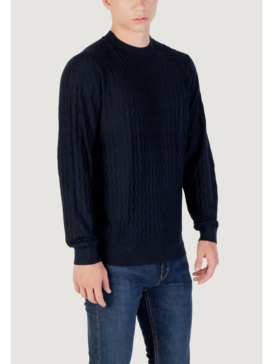 Armani Exchange Armani Exchange Maglione PULLOVER Blu Over Fit