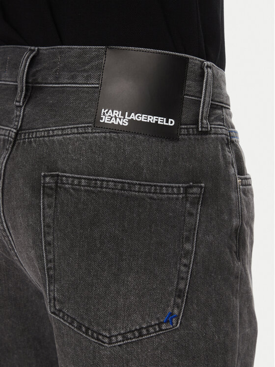 Karl Lagerfeld Jeans Karl Lagerfeld Jeans Pantaloni scurți de blugi A2M10084 Gri Relaxed Fit