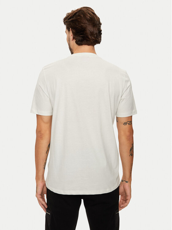 HUGO Hugo T-krekls Dayaking 50523979 Écru Regular Fit