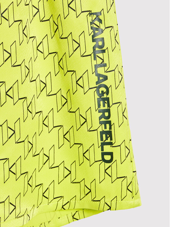 Karl Lagerfeld Kids Karl Lagerfeld Kids Spódnica Z13084 S Zielony Regular Fit