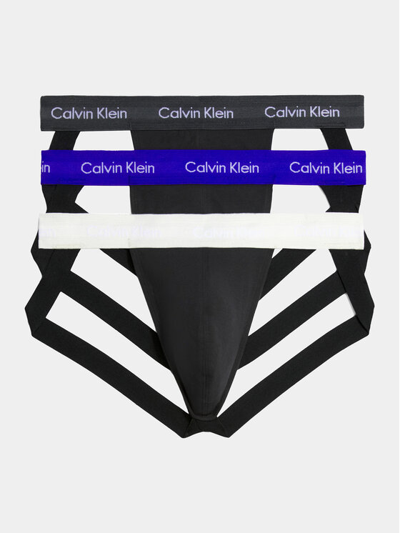 Calvin Klein Underwear Calvin Klein Underwear Σετ Σλιπ Jock Strap 3 τμχ. 000NB3363A Μαύρο